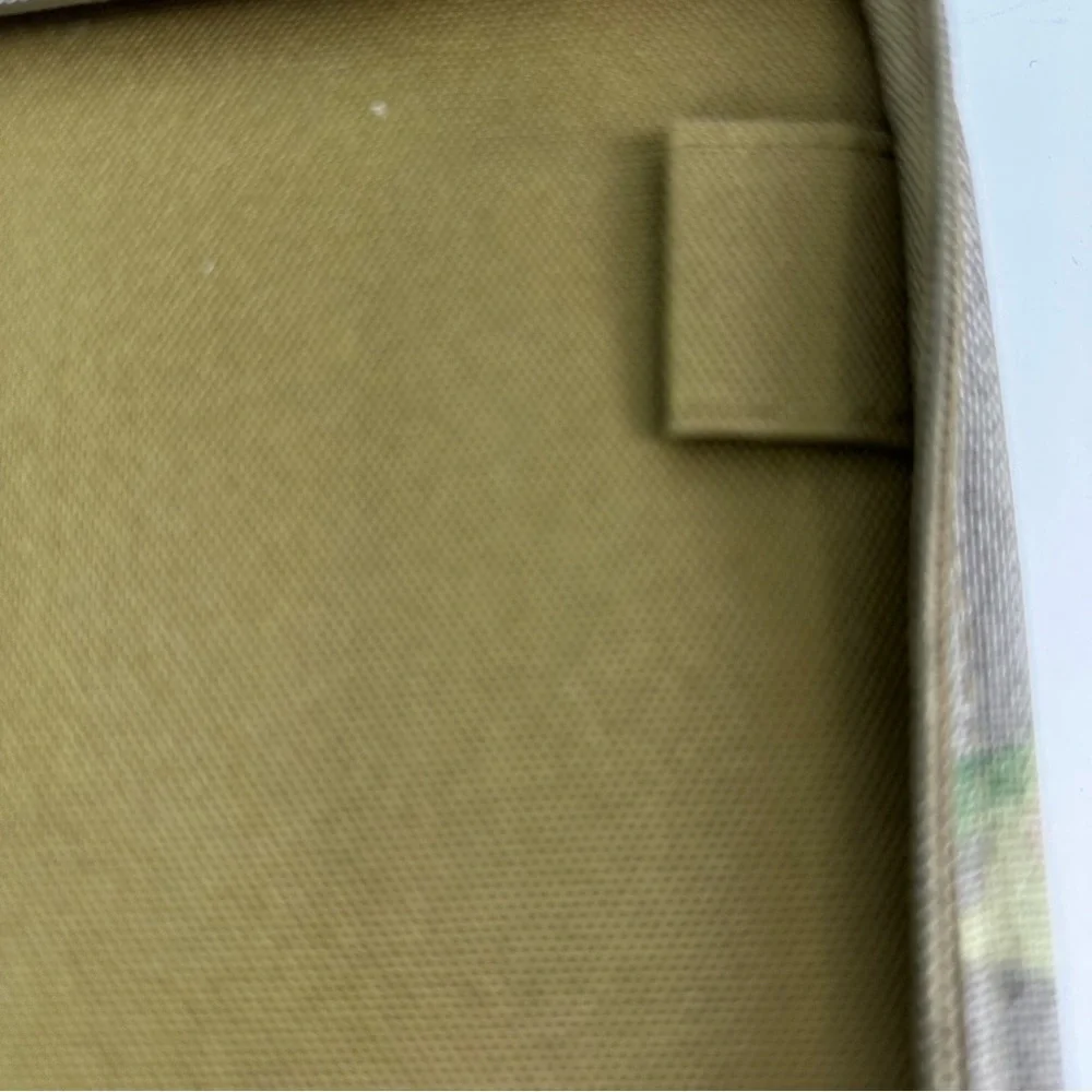 Kosibate Padfolio Ring Binder Green Tan Camouflage Takes 6-Hole A5 Size refills